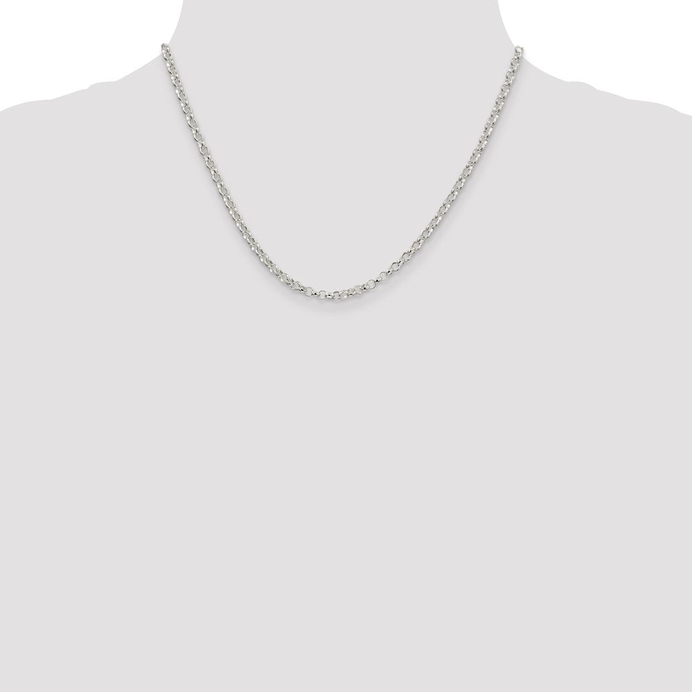 Sterling Silver 3.5mm Rolo Chain