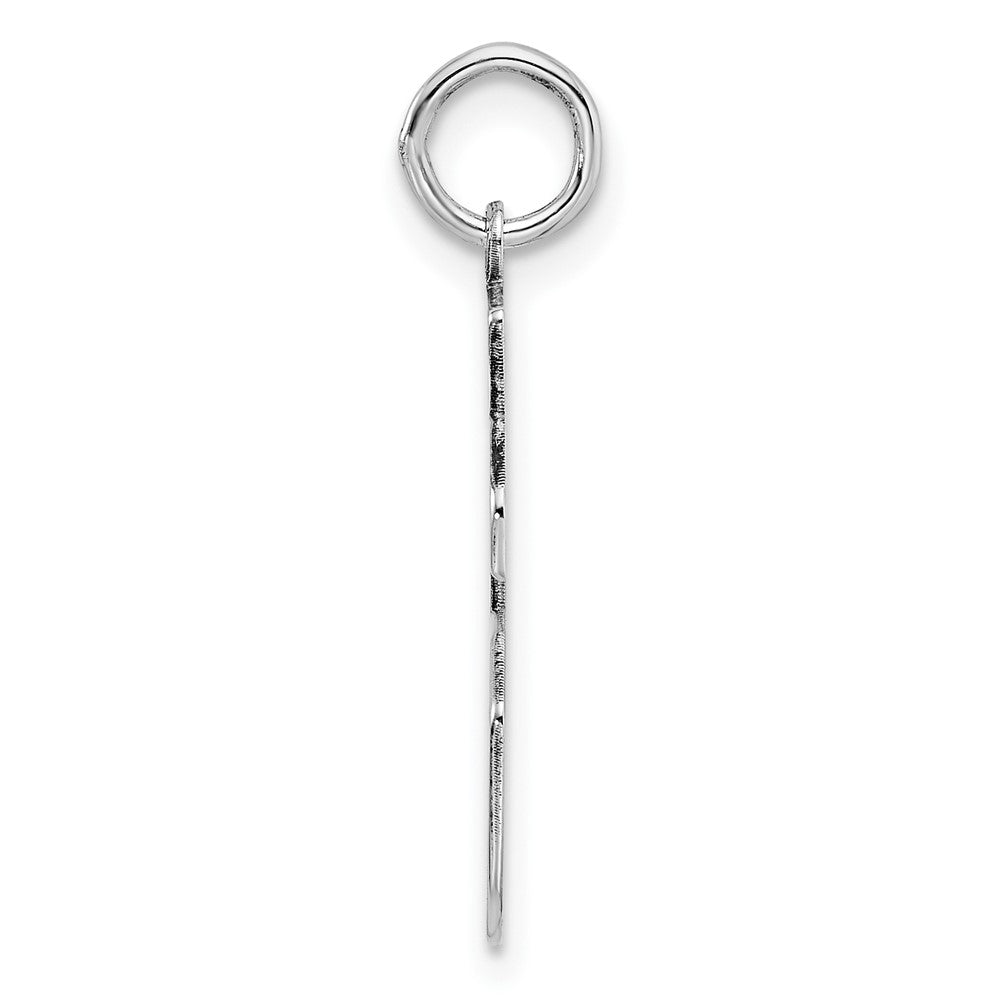 Sterling/Silver Rhodium-plated Polished Number 36 Charm