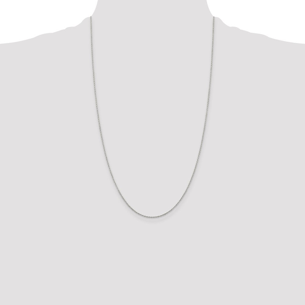 Sterling Silver 1.30mm Forzantine Cable Chain