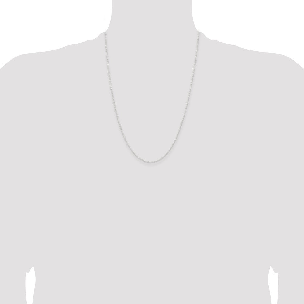 Sterling Silver 1.45mm Forzantine Cable Chain
