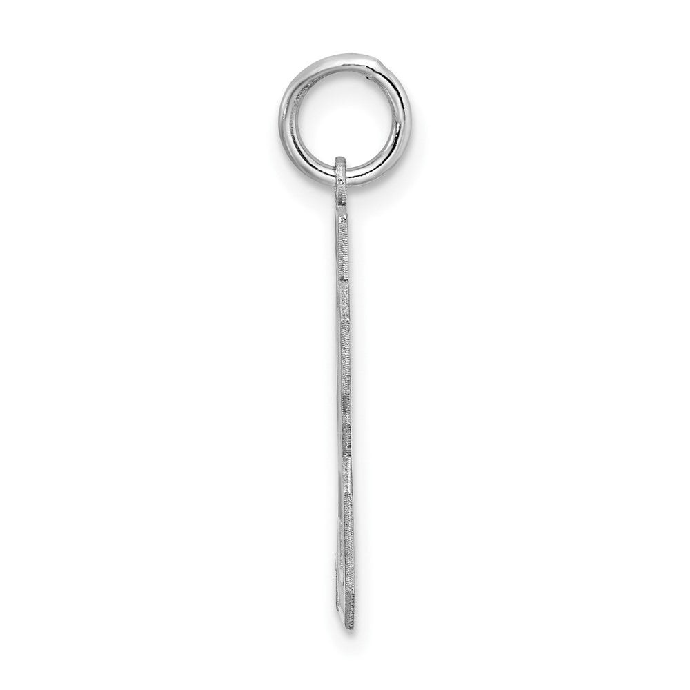 Sterling Silver/Gold-plated Satin Number 23 Charm