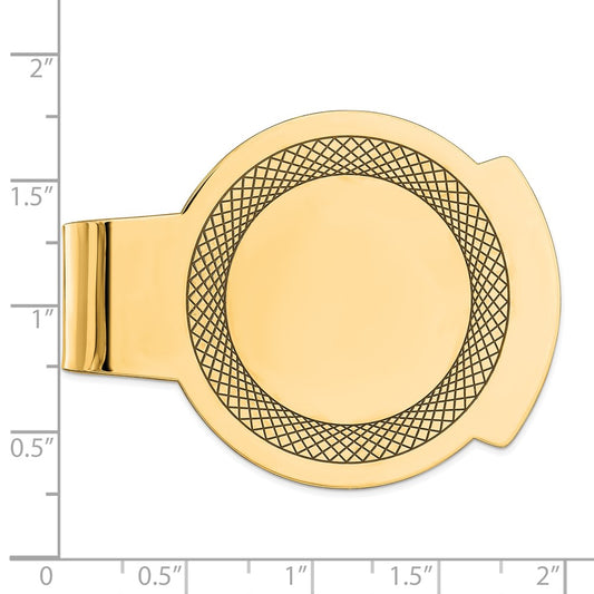Sterling Silver Gold-plated Money Clip