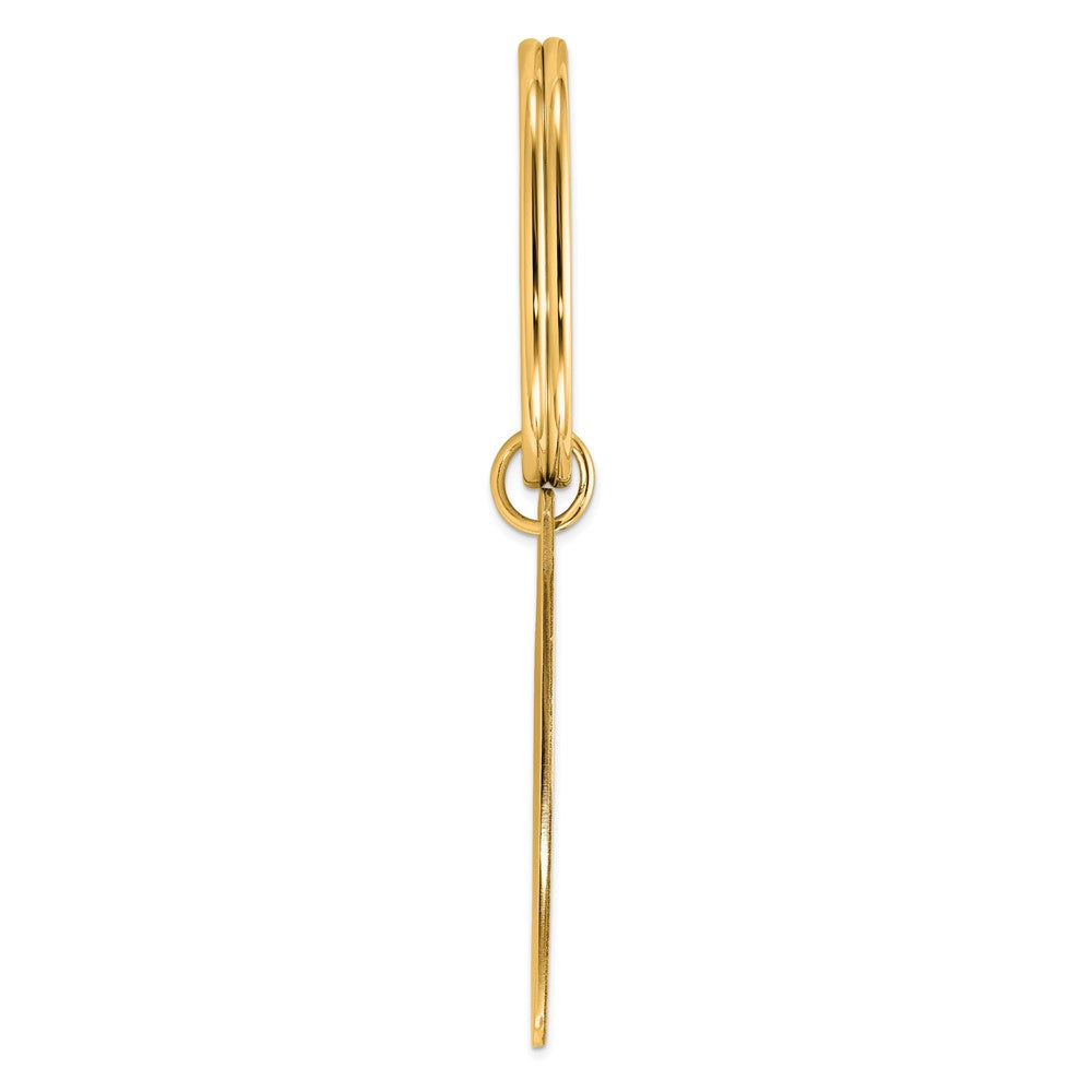 Sterling Silver Gold-plated Key Chain