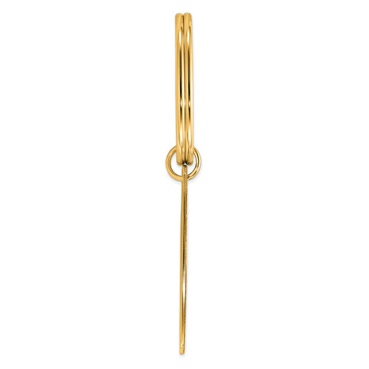 Sterling Silver Gold-plated Key Chain