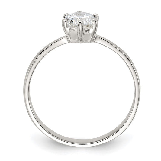 Sterling Silver CZ Ring