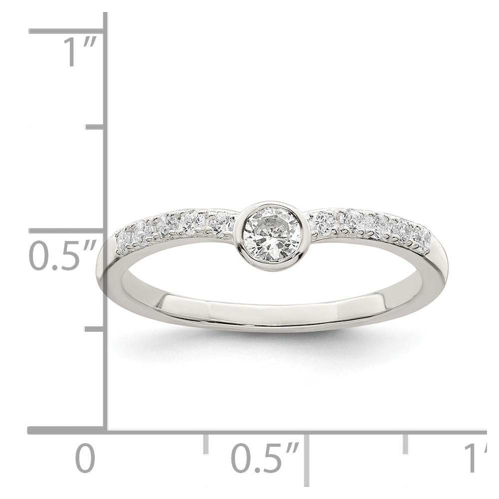 Sterling Silver CZ Ring