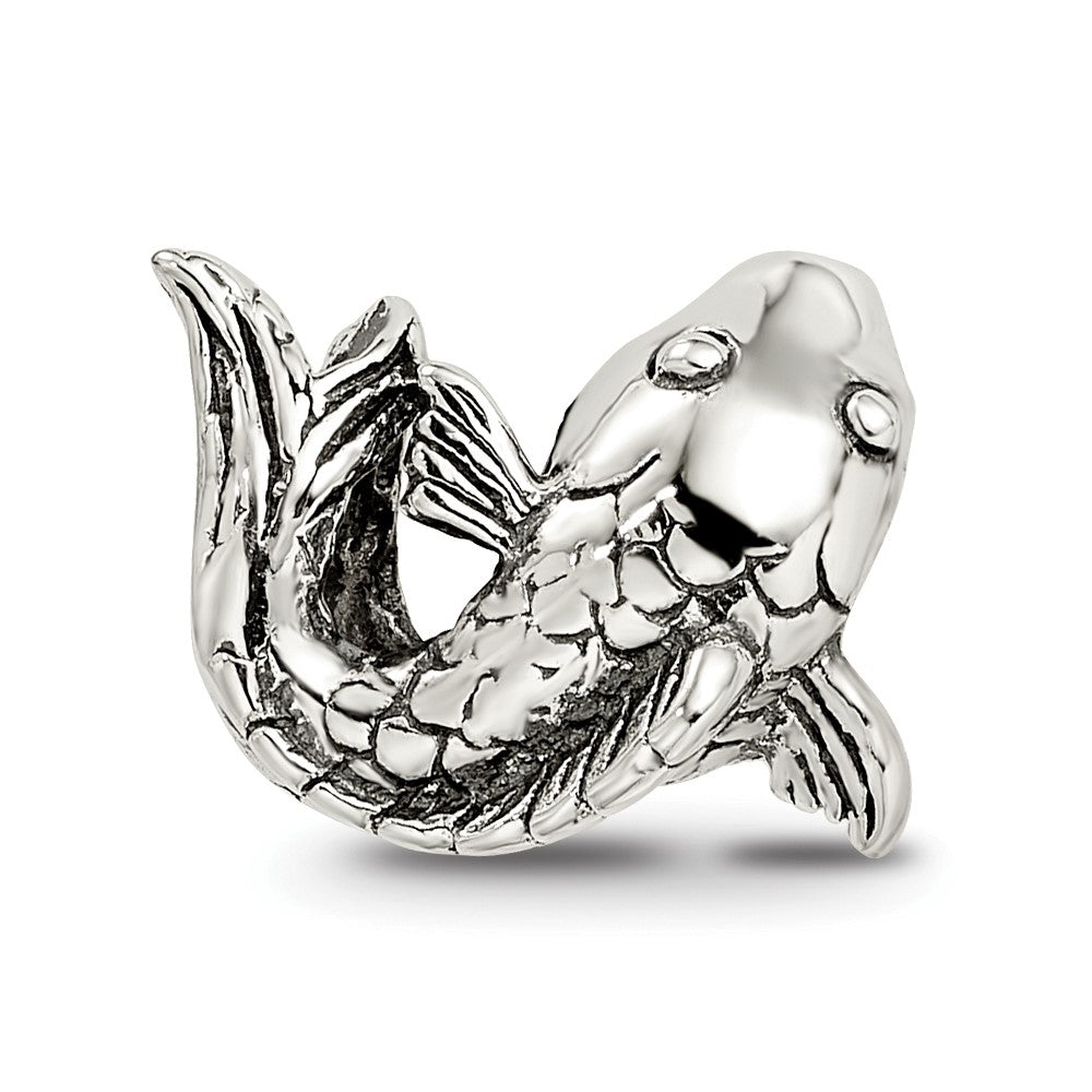 Sterling Silver Reflections Fish Bead