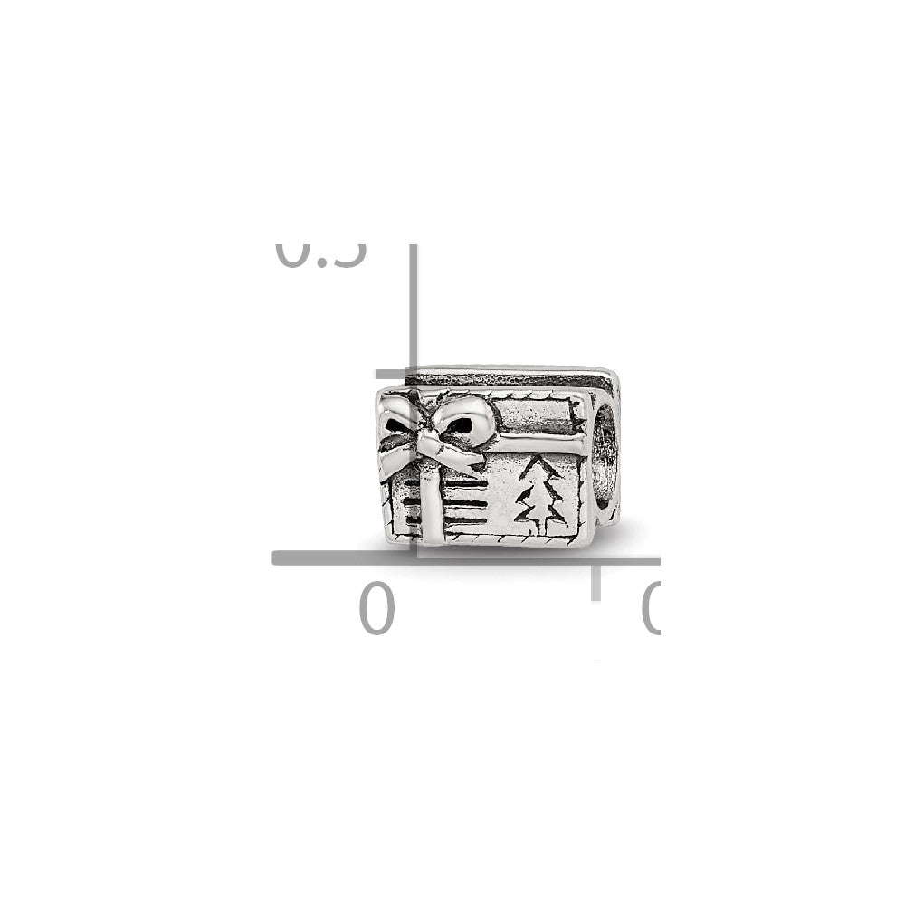 Sterling Silver Reflections Kids Christmas Present Bead