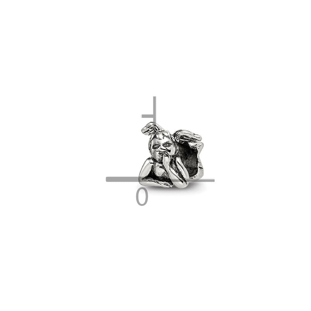 Sterling Silver Reflections Kids Angel Bead