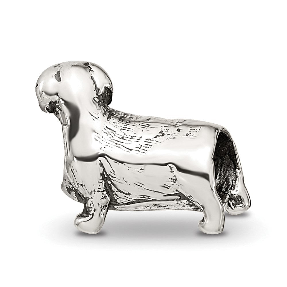 Sterling Silver Reflections Dachshound Bead