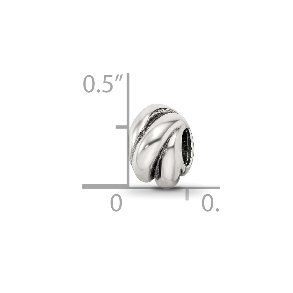 Sterling Silver Reflections Wrap Bali Bead