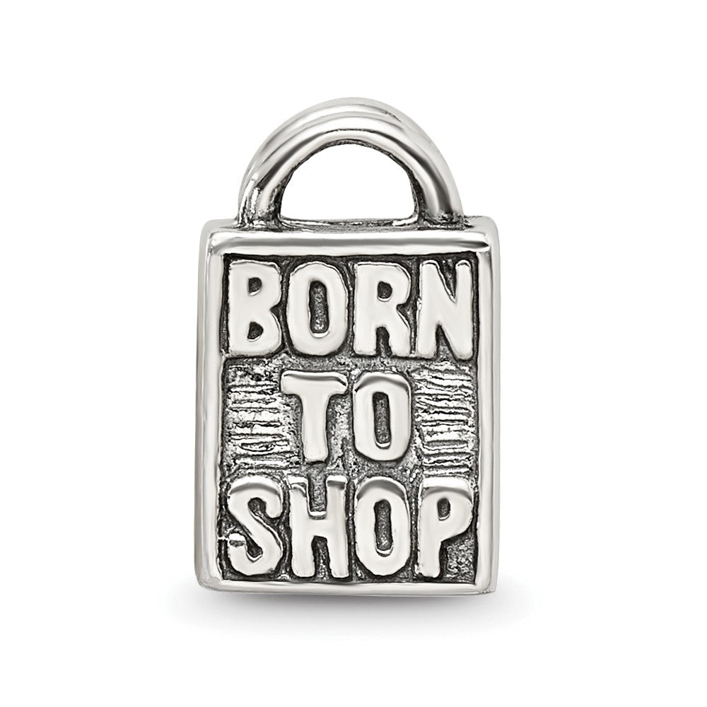 Sterling Silver Reflections Born to Shop Bead