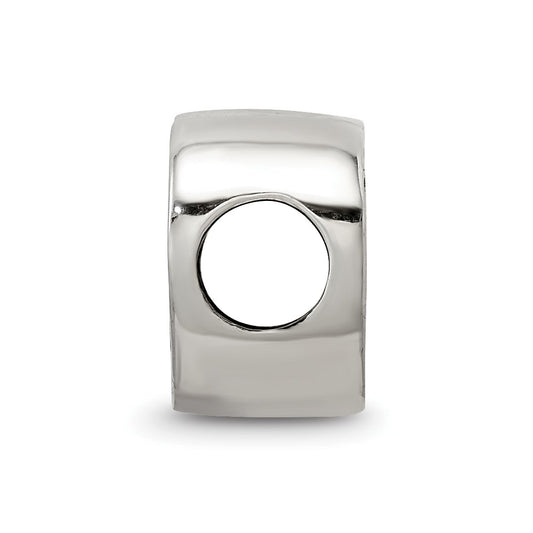 Sterling Silver Reflections Mom Heart Bead