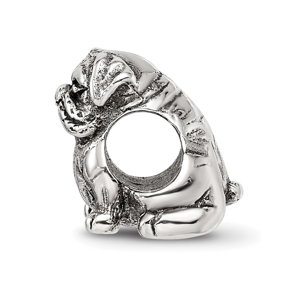 Sterling Silver Reflections Bulldog Bead