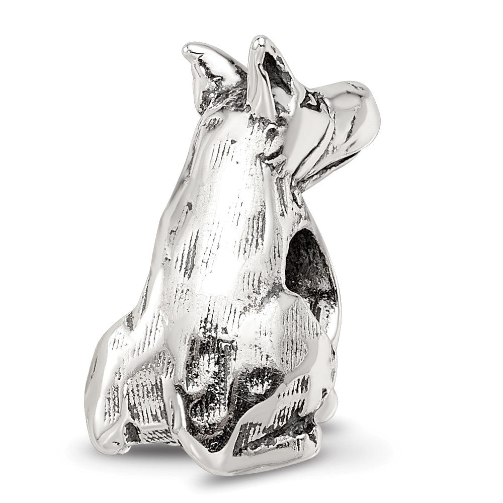 Sterling Silver Reflections Doberman Pinscher Bead