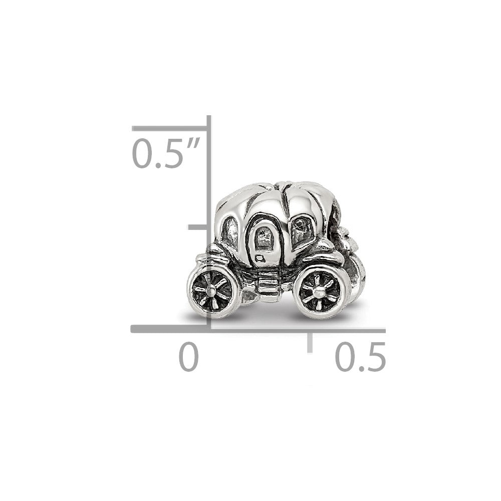Sterling Silver Reflections Pumpkin Carriage Bead