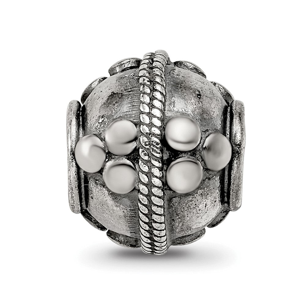 Sterling Silver Reflections Decorative Bali Bead