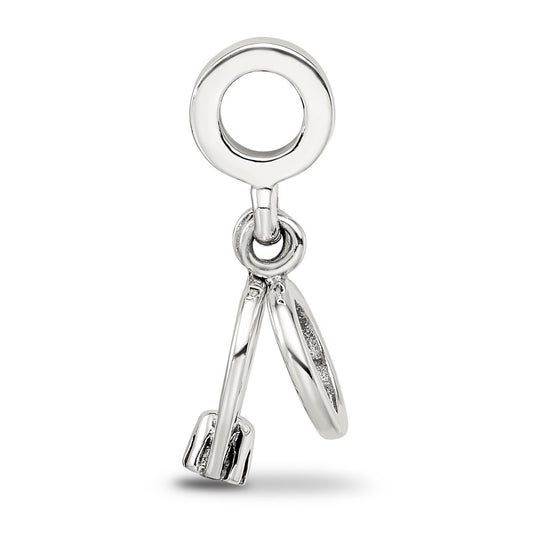 Sterling Silver Reflections CZ Bridal Rings Dangle Bead