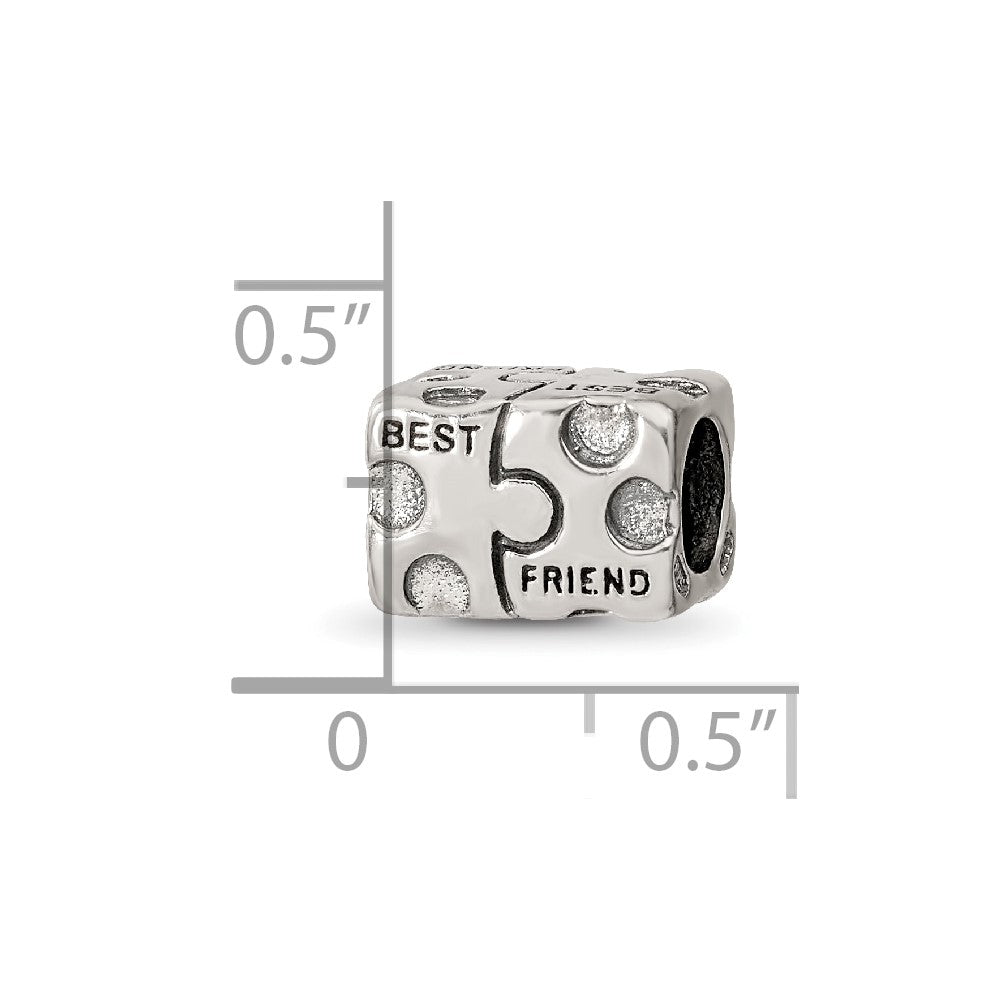Sterling Silver Reflections Best Friend Bead