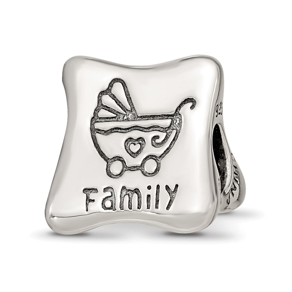 Sterling Silver Reflections Love Marriage Family Trilogy Bead