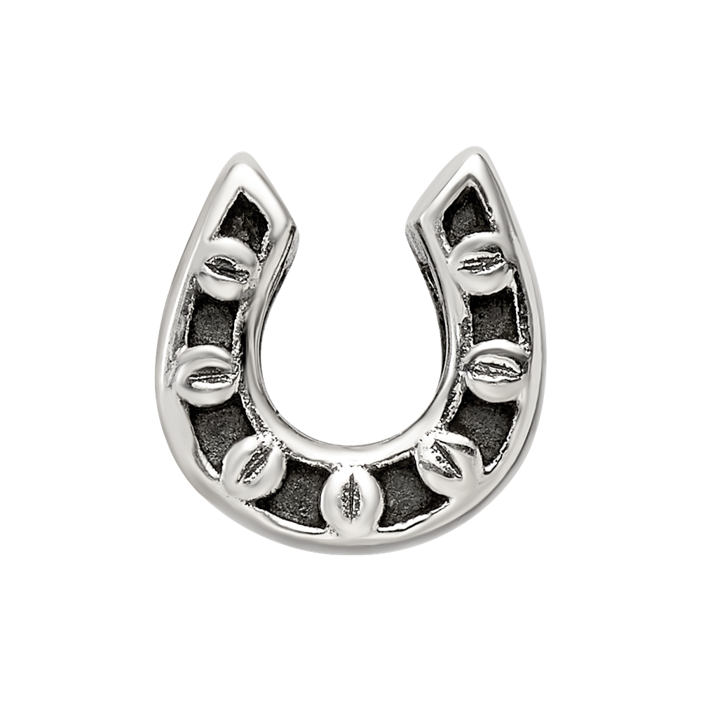 Sterling Silver Reflections Horseshoe Bead