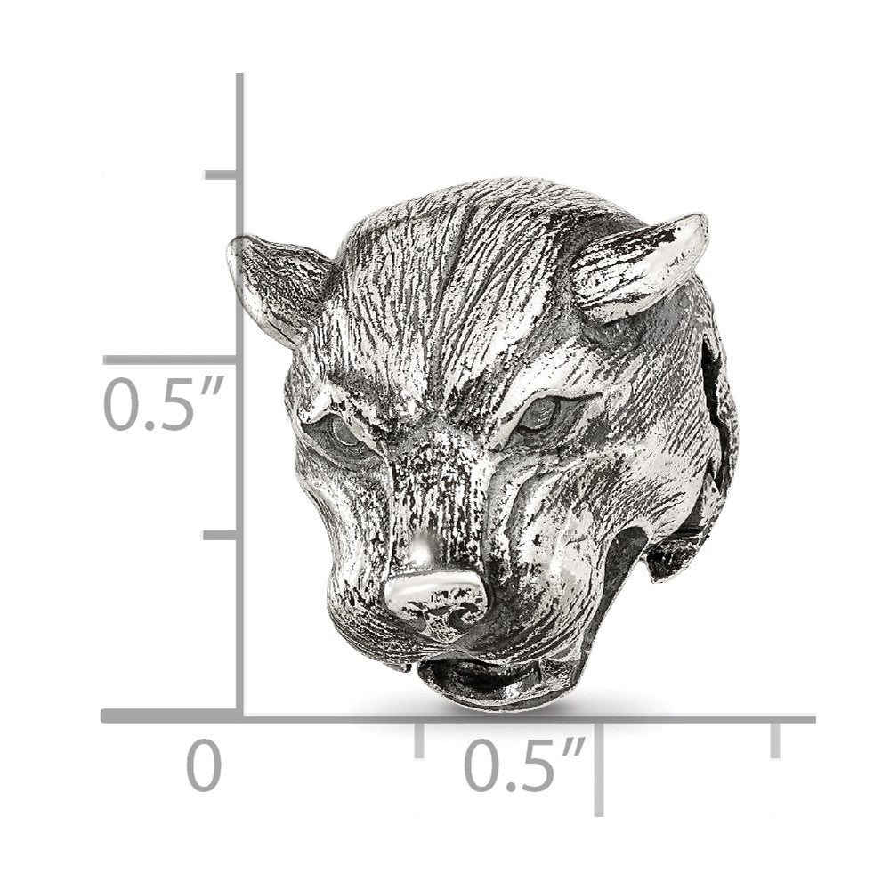 Sterling Silver Reflections Panther Hinged Bead