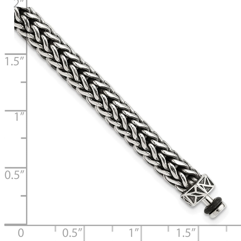 Sterling Silver Reflections 6mm Wheat Chain 8in Bracelet/Bead not included, sold seperately