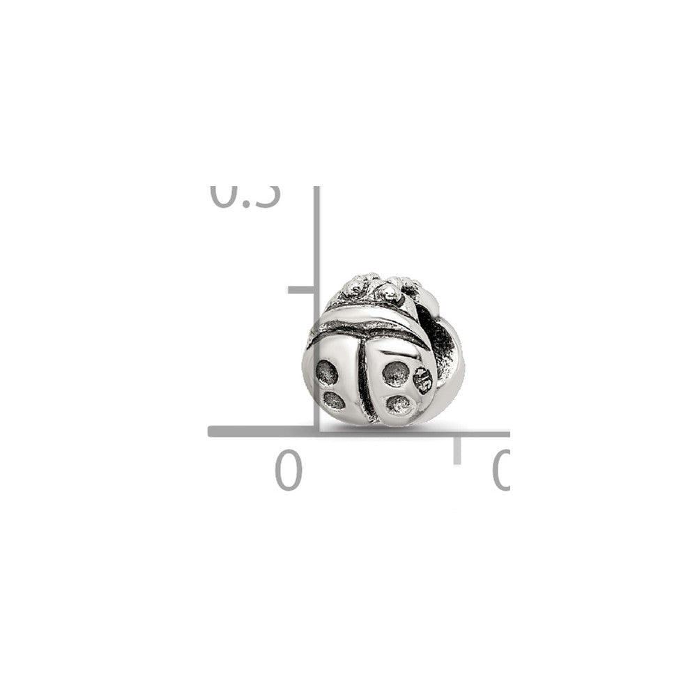 Sterling Silver Reflections Kids Ladybug Bead