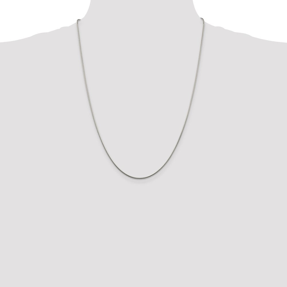 Sterling Silver 1.25mm Snake Chain