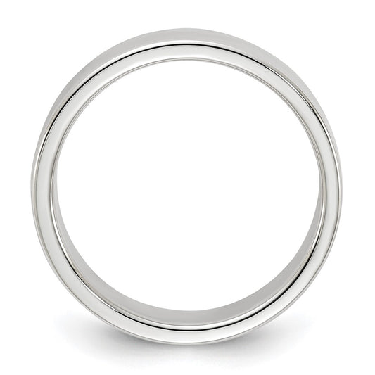 Sterling Silver 5mm Lightweight Flat Size 10.5 Band