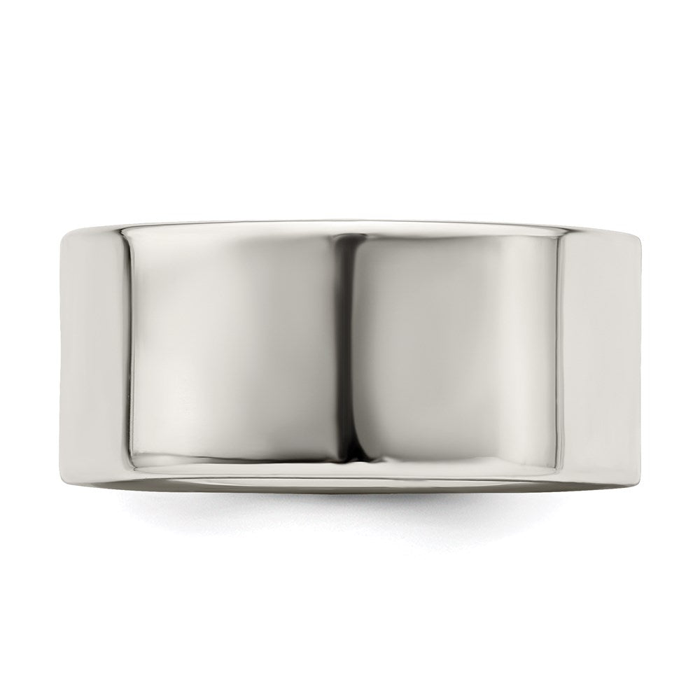 Sterling Silver 9mm Lightweight Flat Size 13.5 Band