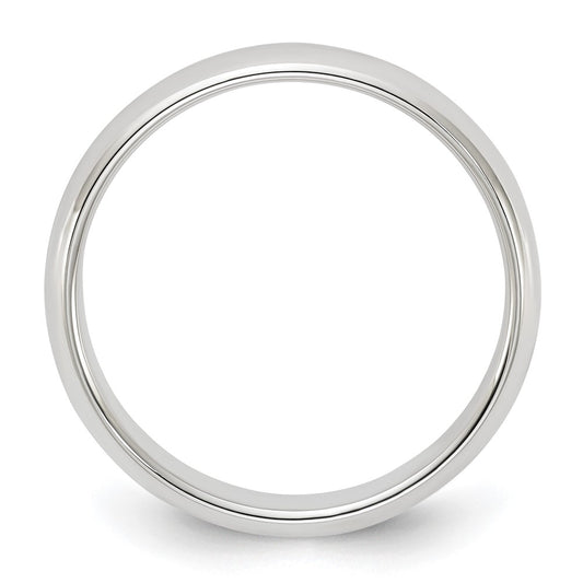 Sterling Silver 4mm Half Round Size 4.5 Band