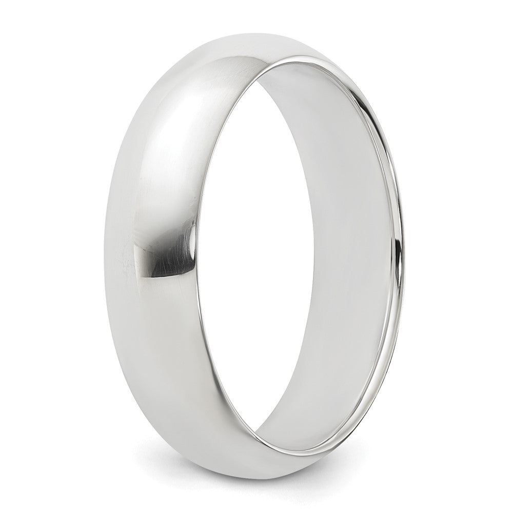 Sterling Silver 5mm Half Round Size 13 Band