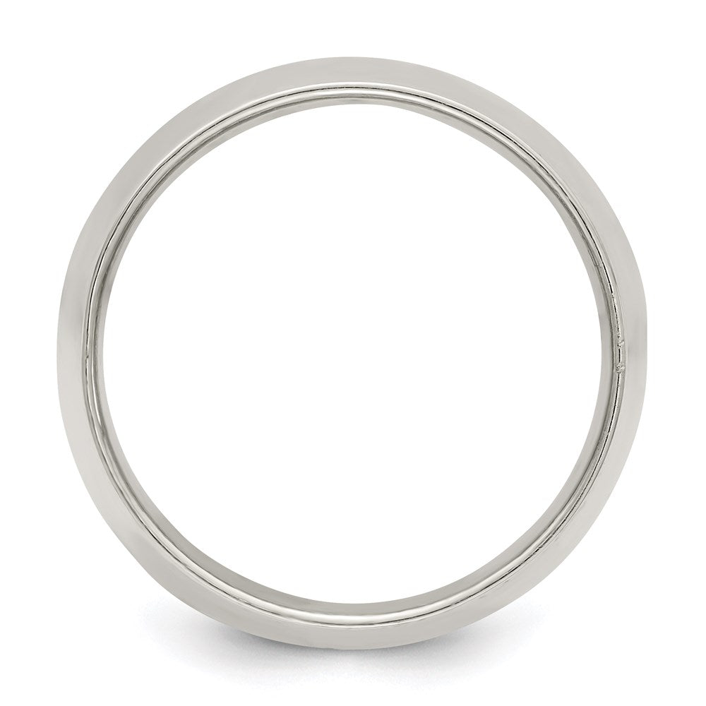 Sterling Silver 12mm Half Round Size 8 Band