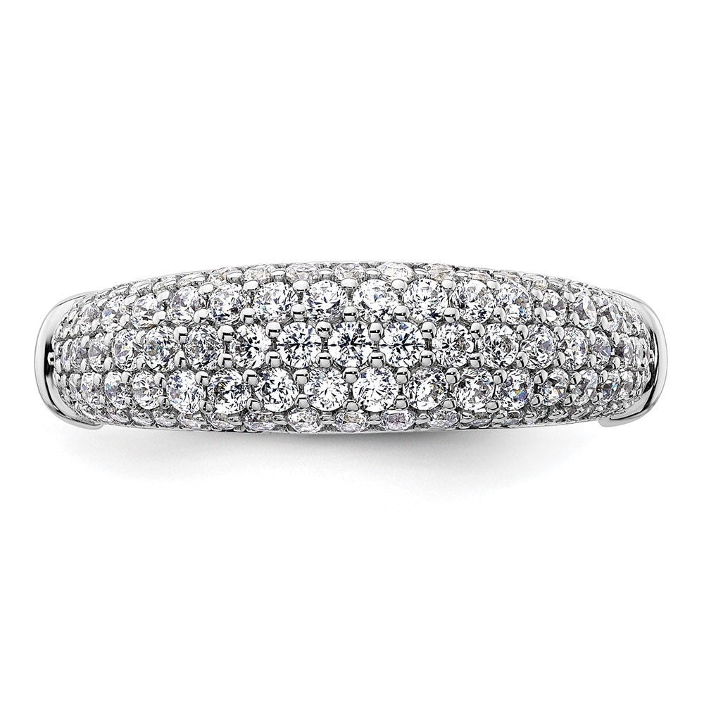 14K White Gold Lab Grown Diamond VS/SI+ G+ Band