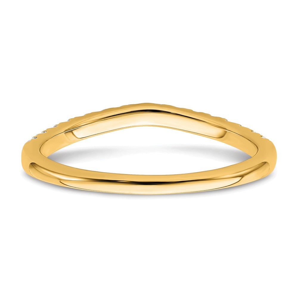True Origin 14K Yellow Gold 1/2 carat Lab Grown Diamond VS+ F+ Set of Two Complete Wedding Bands