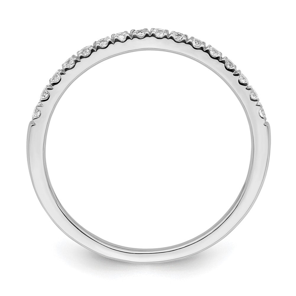 True Origin 14K White Gold 1/2 carat Lab Grown Diamond VS+ F+ Set of Two Complete Wedding Bands