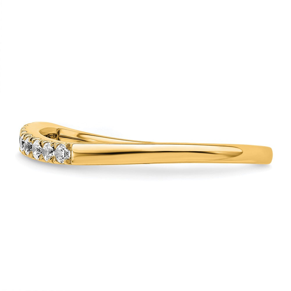 True Origin 14k 1/2 carat Lab Grown Diamond VS DEF Set of Two Wedding Bands