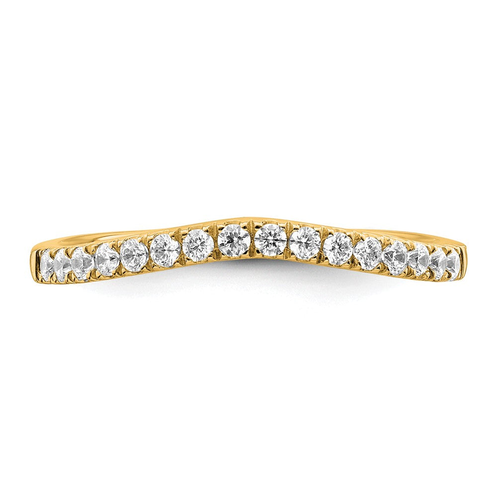 True Origin 14k 1/2 carat Lab Grown Diamond VS DEF Set of Two Wedding Bands