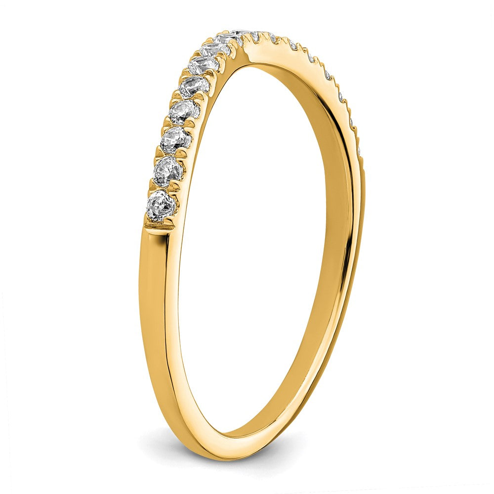 True Origin 14k 1/2 carat Lab Grown Diamond VS DEF Set of Two Wedding Bands