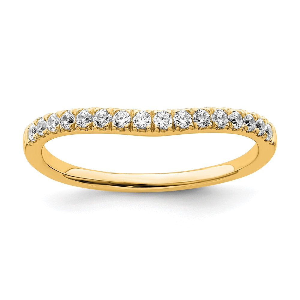 True Origin 14k 1/2 carat Lab Grown Diamond VS DEF Set of Two Wedding Bands