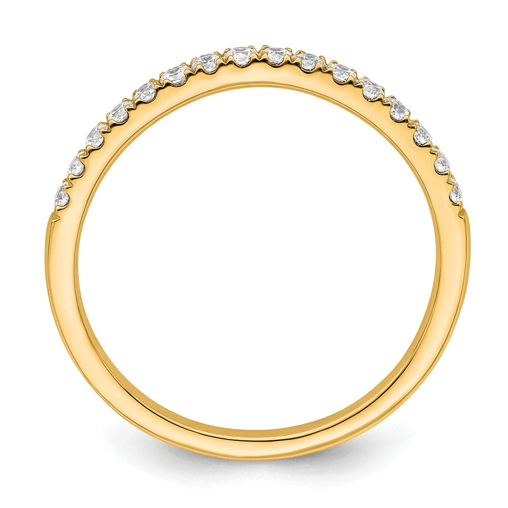 True Origin 14K Yellow Gold 1/2 carat Lab Grown Diamond VS+ F+ Set of Two Complete Wedding Bands