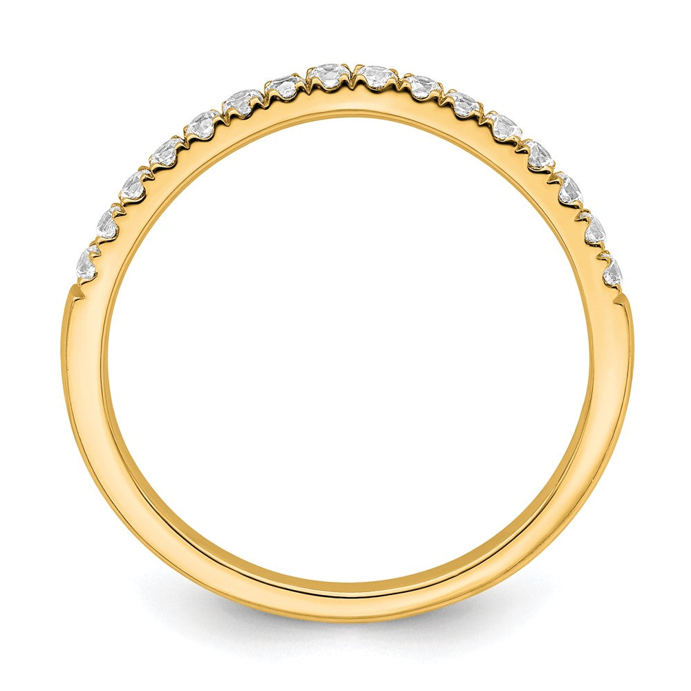 True Origin 14K Yellow Gold 1/2 carat Lab Grown Diamond VS+ F+ Set of Two Complete Wedding Bands