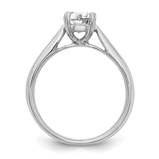 True Origin 14k White Gold 3/4 carat Certified Complete Lab Grown Diamond VS/SI+ G+ Round Solitaire Engagement Ring