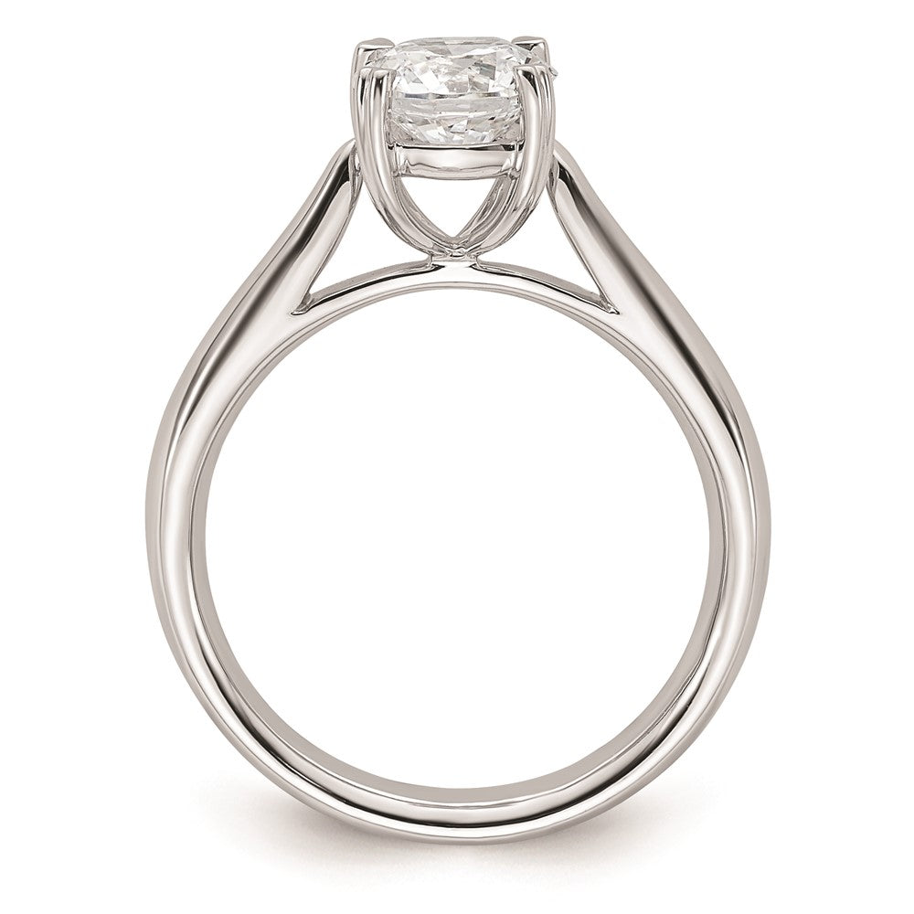14k White Gold 1.25 carat (7.00 mm) 4-Prong Round Solitaire Engagement Ring Mounting
