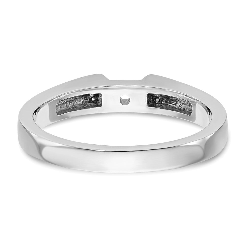 14k White Gold Peg Set 3.00mm Wide Solitaire Engagement Ring Mounting