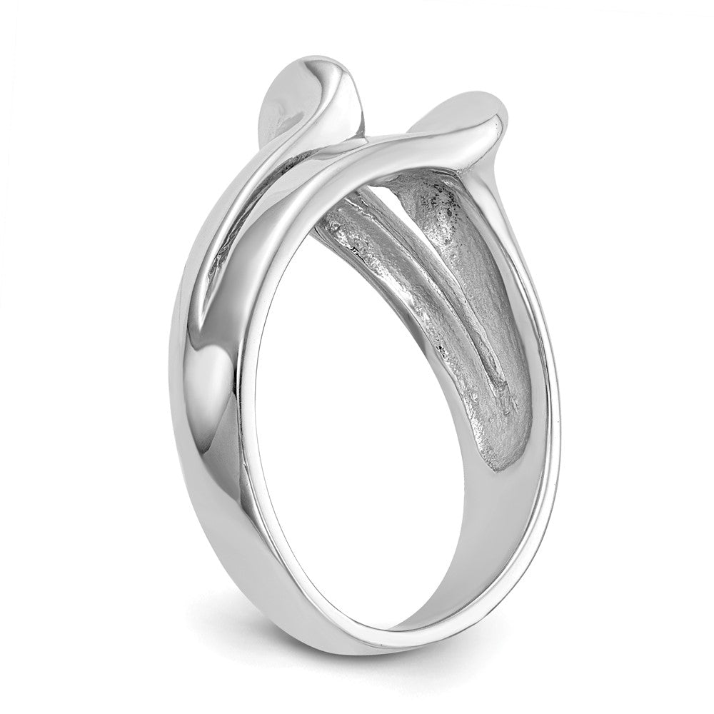 14k White Gold Peg Set Solitaire Engagement Ring Mounting