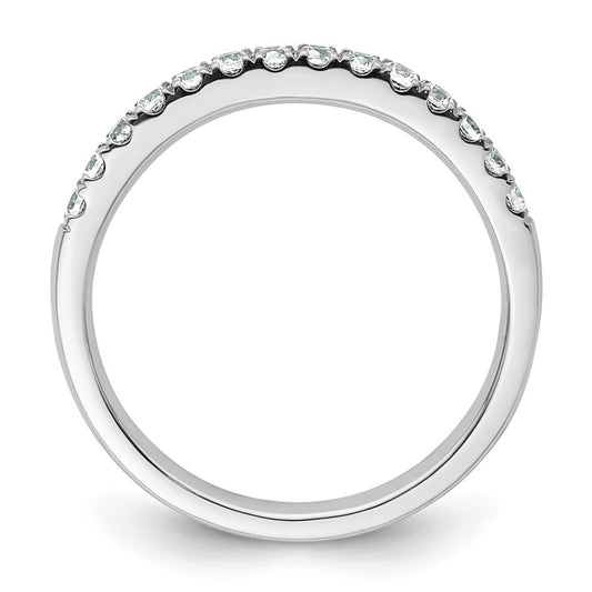 14k White Gold 1/3 carat Diamond Complete Wedding Band