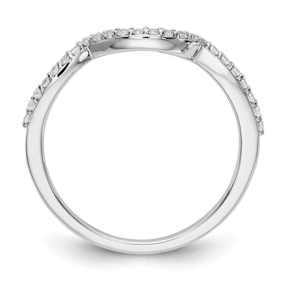 14k White Gold Lab Grown VS/SI+ G+ Dia Wedding Band