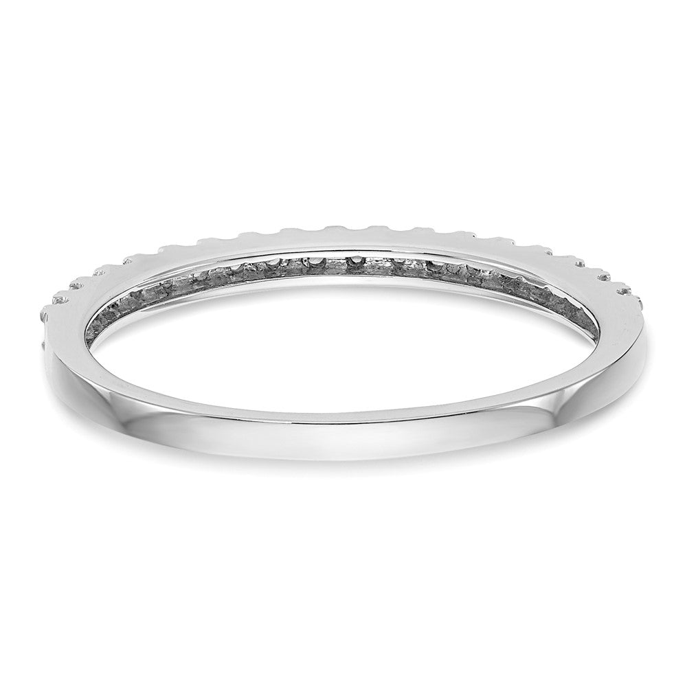14k White Gold 1/5 carat Lab Grown Diamond VS/SI+ G+ Complete Wedding Band